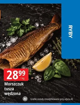 Morszczuk tusza wędzona promocja w Leclerc