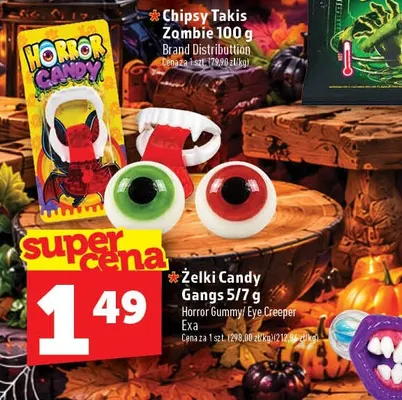 Żelki Candy Gangs Eye Creeper promocja w TOPAZ