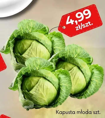 Kapusta młoda promocja w emma MARKET