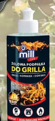 Żelowa podpałka do grilla Mill Fire promocja w POLOmarket