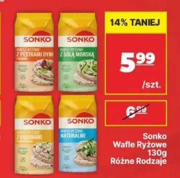 Wafle ryżowe Sonko promocja w API Market