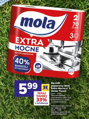Ręcznik papierowy Extra Mocne 2 Metka Tissue promocja w Hitpol