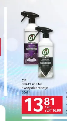 Spray Cif Perfect Finish stal nierdzewna promocja w Selgros