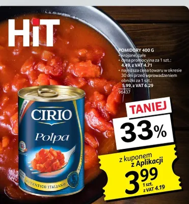 Pomidory Polpa promocja w Selgros