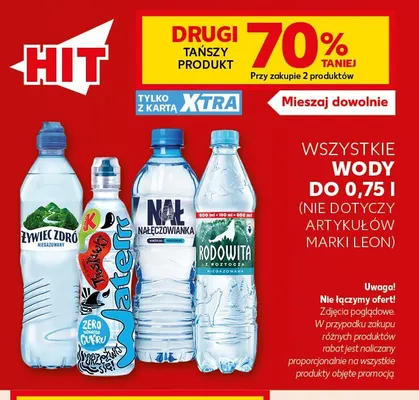 Woda smakowa Kubuś Waterrr truskawka promocja w Kaufland