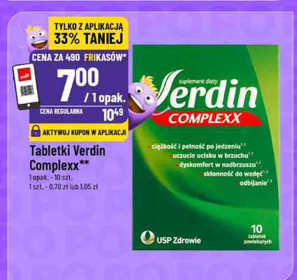 Tabletki Verdin Complexx promocja w POLOmarket