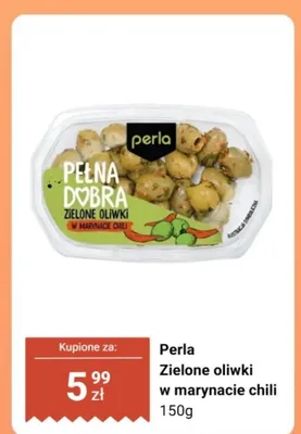 Zielone oliwki w marynacie chili promocja w Dino