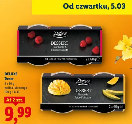 Deser malina  promocja w Lidl