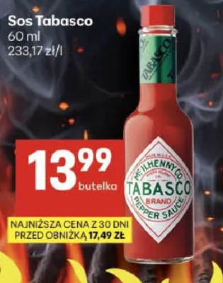 Sos Tabasco promocja w Delikatesy Centrum