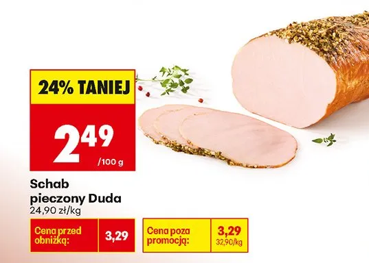 Schab pieczony promocja w Biedronka