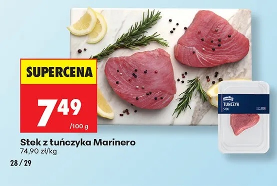 Stek z tuńczyka Marinero promocja w Biedronka