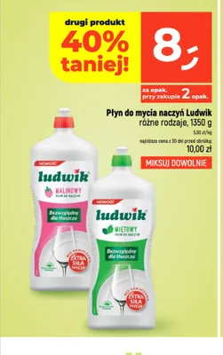 Płyn do mycia naczyń Ludwik malinowy promocja w Dealz