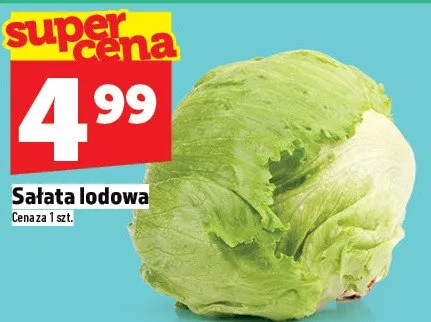 Sałata lodowa promocja w TOPAZ