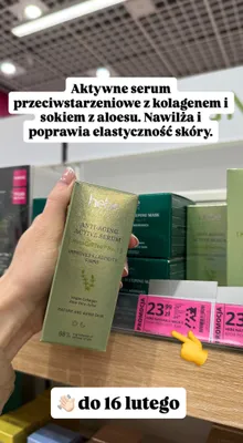 Serum przeciwstarzeniowe z kolagenem i sokiem z aloesu promocja w Hebe