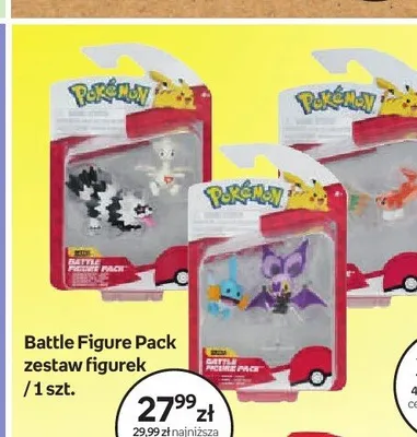Pokemon Battle Figure Pack zestaw figurek promocja w Dzień Dziecka