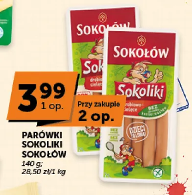 Parówki Sokoliki Sokołów promocja w Euro Sklep