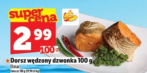 Dorsz wędzoną dzwonka promocja w TOPAZ