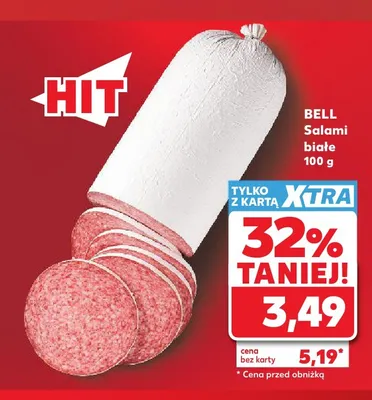 Salami białe Bell promocja w Kaufland