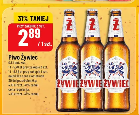 Piwo Żywiec promocja w POLOmarket