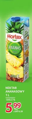 Nektar ananasowy Hortex promocja w Selgros