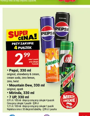Napój gazowany Pepsi Strawberry & Cream promocja w Twój Market