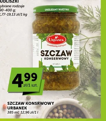 Szczaw konserwowy Urbanek promocja w ABC