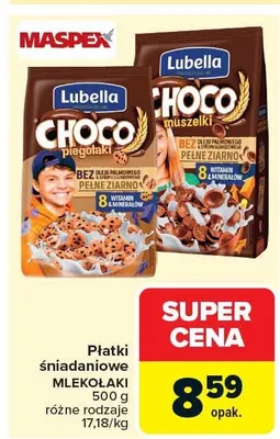 Płatki śniadaniowe Choco mlekołaki promocja w Carrefour