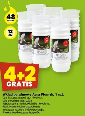 Wkład parafinowy Aura Płomyk, 1 szt. promocja w Twój Market