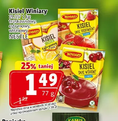 Kisiel Winiary wiśniowy promocja w Prim Market