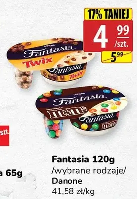 Jogurt Fantasia Twix Danone promocja w API Market