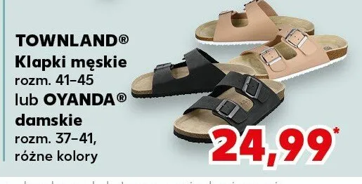 Klapki damskie promocja w Kaufland