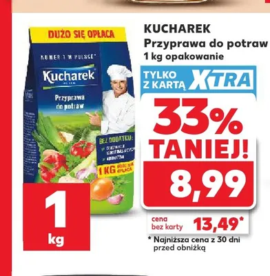 Przyprawa do potraw Kucharek promocja w Kaufland