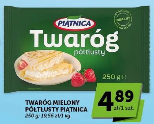Twaróg mielony półtłusty Piątnica promocja w Groszek