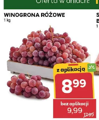 Winogrona różowe promocja w Stokrotka