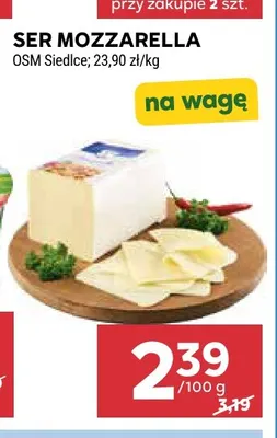 Ser Mozzarella OSM Siedlce promocja w Stokrotka