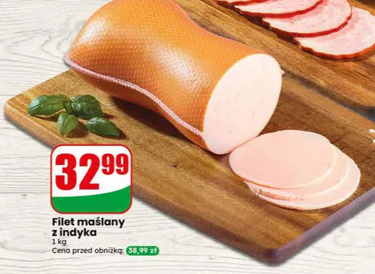 Filet maślany z indyka Agro Rydzyna promocja w Dino