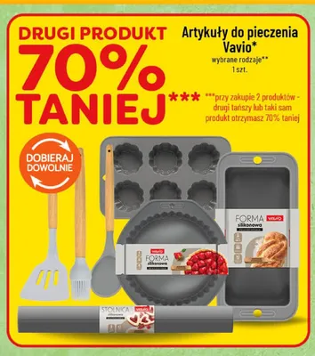 Forma silikonowa do keksów Vavio promocja w POLOmarket