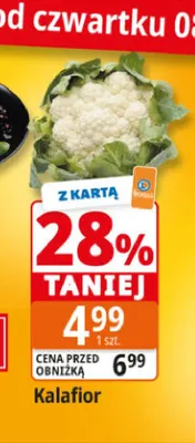 Kalafior promocja w Leclerc