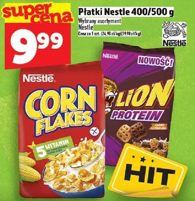 Płatki Corn Flakes Nestle promocja w TOPAZ