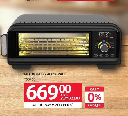 Piec do pizzy Melchioni Family 400° Gradi promocja w Selgros