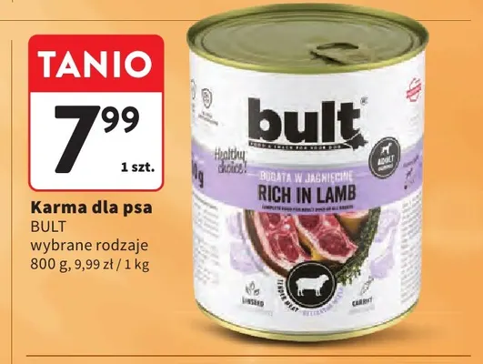 Karma dla psa Bult promocja w Intermarche