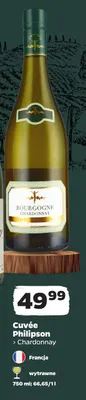 Wino białe Cuvée Philipson Chardonnay promocja w Netto