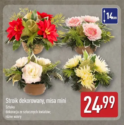 Stroik dekorowany misa mini promocja w Aldi
