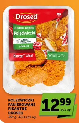 Polędwiczki panierowane pikantne Drosed promocja w Groszek
