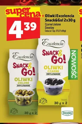 Oliwki Excelencia Snack & Go! czarne promocja w TOPAZ