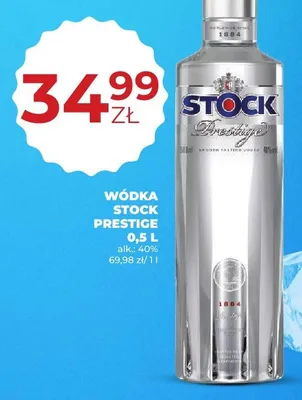 Wódka Stock prestige promocja w Duży Ben