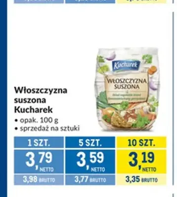 Włoszczyzna suszona Kucharek promocja w Makro