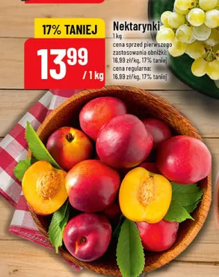 Nektarynki promocja w POLOmarket