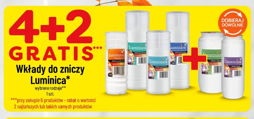 Wkłady do zniczy Luminica promocja w POLOmarket