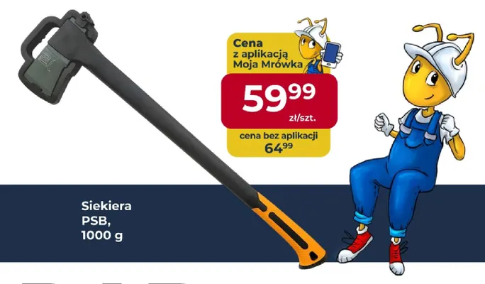 Siekiera Psb 1000 g promocja w PSB Mrówka